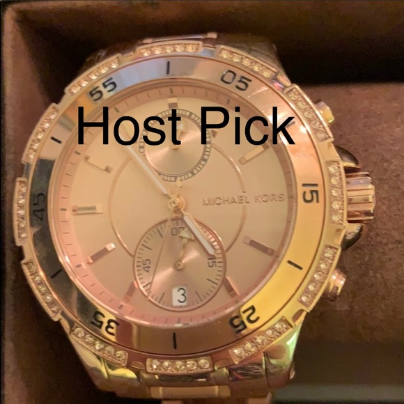 MK Rose Gold tone chronograph watch - Picture 7 of 8